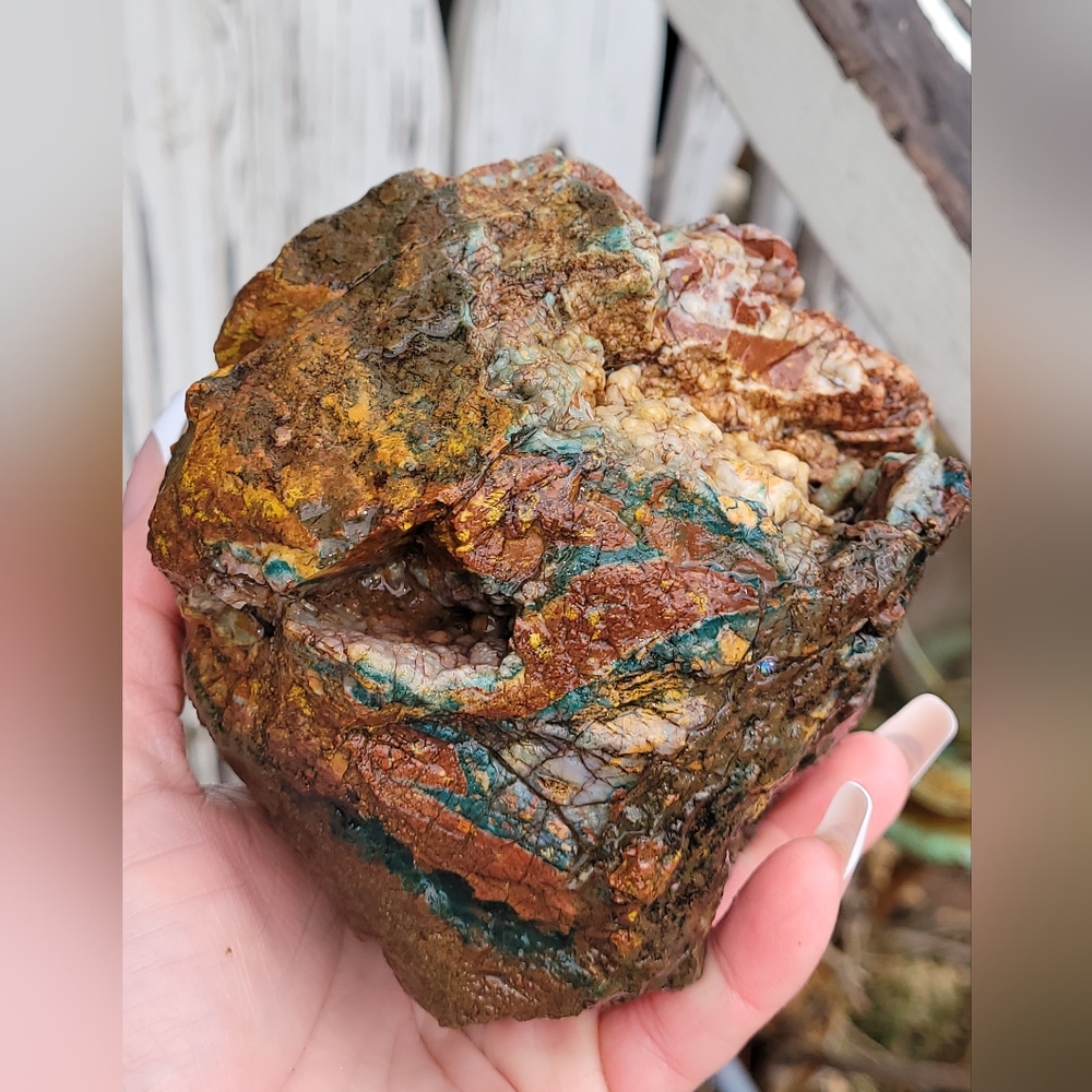 Colorful Rough Natural Jasper - Picture 11 of 16